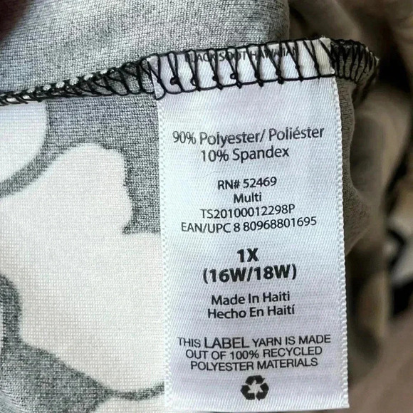 Terra & Sky Leggings size 1x - Picture 4 of 4